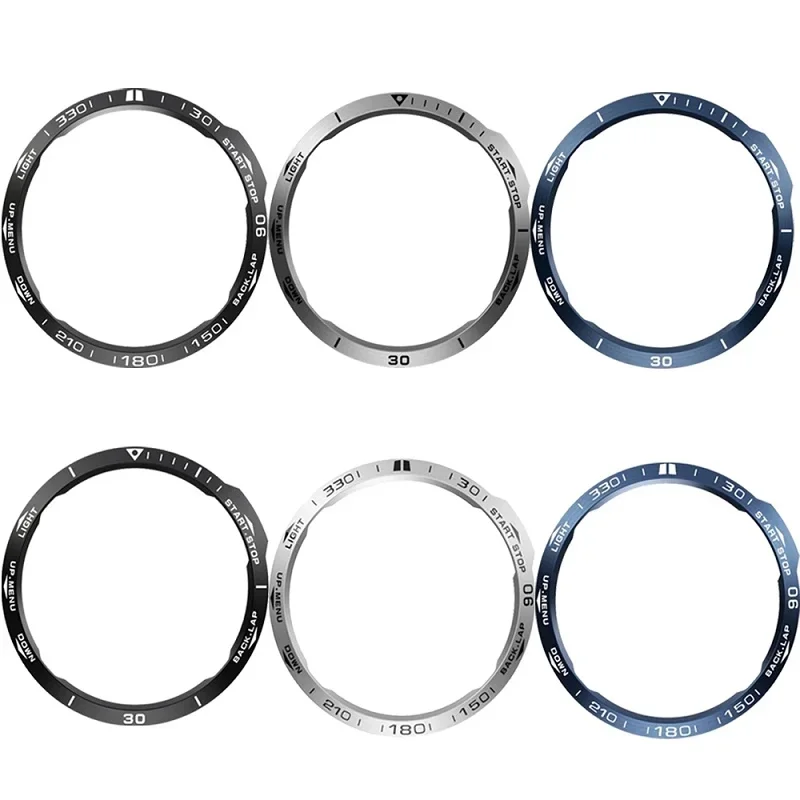 Für Garmin Fenix 7x7 6x Pro Saphir Uhr Lünette Ring Edelstahl gravierte Zeiteinheit Kleber kratz festes Gehäuse Image