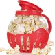 Lmetjma 2 25 qt Mikrowellen glas Popcorn Popper mit Silikon deckel Mikrowelle Popcorn Popper mit