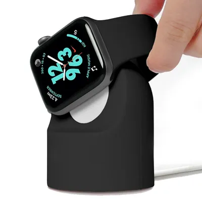 Für Apple Watch Ladeständer iWatch Ultra/8/SE2/7/6/SE/4/3 49 mm/45 mm/44 mm/42 mm/41 mm/40 mm/38 mm Langlebiger Silikon-Nachttischmodus Image