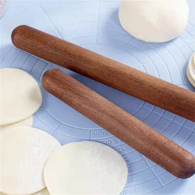 Japan Ebenholz Holz Rolling Pin Küche Kochen Backen Werkzeuge Handwerk Backen Fondant Kuchen