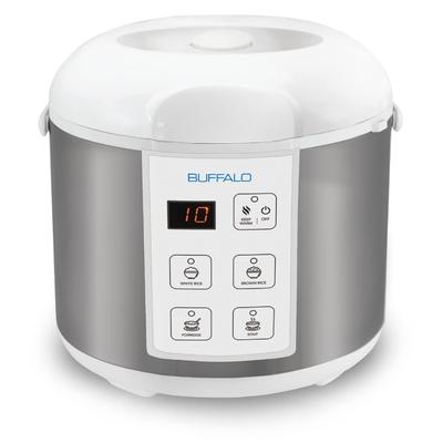 Rice Cooker with Inner Pot (5 cups), Electric Rice Cooker for White/Brown Rice, Porridge, Soup, Auto Warmer, Timer Display