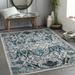 Mark&Day Washable Area Rugs 9x12 West Lebanon Traditional Navy Area Rug (9 3 x 12 )