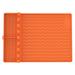 Trayknick Heat-resistant Utensil Mat Heat-resistant Silicone Oven Tool Mat with 8 Slots Countertop Protector Pad for Cooking Utensils Spice Jars