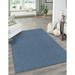Rugs.com Everyday Solid Collection Rug â€“ 2 x 3 Azure Blue Medium Rug Perfect For Entryways Kitchens Breakfast Nooks Accent Pieces