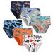 6 Pack Boys Underwear Soft Cotton Briefs Dinosaur Baby Toddler Kids Underwear Sizes 3-10