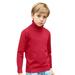 ZMHEGW Toddler Coats Kids Knit Turtleneck Sweater Soft Solid Warm Pullover Sweater Long Sleeve Shirts Jackets for Children