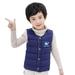 ZMHEGW Coats for Toddlers Child Kids Baby Boys Girls Cute Cartoon Animals Letter Sleeveless Winter Solid Vest Outer Outwear Outfits Clothes Children Jackets