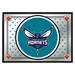 Charlotte Hornets 27" x 19" Framed Mirrored Wall Sign