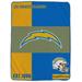 Pegasus Los Angeles Chargers 60" x 80" Sherpa Throw Blanket