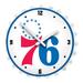 Philadelphia 76ers 18.5" Bottle Cap Lighted Wall Clock