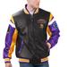 Men's G-III Sports by Carl Banks Black Minnesota Vikings Full-Zip Varsity Jacket