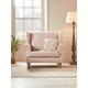 Salla Armchair – Soft Blush Herringbone