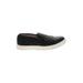 Steve Madden Flats: Slip-on Platform Casual Black Color Block Shoes - Women's Size 8 1/2 - Almond Toe