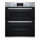 NBS533BS0B Brushed Steel Built Under Double Oven