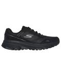 Skechers Men's GO RUN Trail Altitude 2.0 - Marble Rock 3.0 Sneaker | Size 7.0 Extra Wide | Black | Leather/Synthetic/Textile