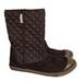 American Eagle Outfitters Shoes | American Eagle Brown Quilted/Rubber/Faux Suede Casual Tall Boots 9.5 | Color: Brown | Size: 9.5