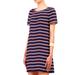J. Crew Dresses | J.Crew Women Nautical Navy Striped 100% Silk Shift A-Line Summer Dress Size Us 6 | Color: Blue/Orange | Size: 6