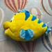 Disney Toys | Large Disney Little Mermaid Flounder Plush | Color: Blue/Yellow | Size: 24”