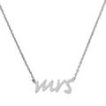 Kate Spade Jewelry | Kate Spade Silver Say Yes Mrs. Necklace | Color: Silver | Size: Os