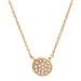 Kate Spade Jewelry | Kate Spade Dainty Sparklers Crystal Round Disc Necklace | Color: Gold | Size: Os