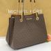 Michael Kors Bags | Michael Kors Teagen Lg Long Drop Satchel Brown | Color: Brown/Gold | Size: Large