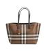 Burberry Bags | Burberry Birch Made In Italy Leather Signature Check Tote | Color: Gold | Size: Various