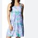 Columbia Dresses | Columbia Pfg Dress Floral Coral Print Tank Sleeveless Size Xl Freeze Iii | Color: Blue/Green | Size: Xl