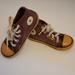 Converse Shoes | Converse Toddler Boys Size 9 All Star Hi 712643 Brown Casual Leather Sneakers | Color: Brown/White | Size: 9b