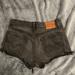 Levi's Shorts | Levi’s Short Short Light Black Distressed Wash. Size 27. | Color: Black | Size: 27