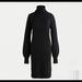 J. Crew Dresses | J. Crew Turtleneck Sweater Dress Supersoft Yarn Xs | Color: Black | Size: Xs