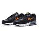 NIKE Air Max 90 Men's Trainers Sneakers Fashion Shoes FJ4229 (Black/University Gold/White/Safety Orange 001) UK10.5 (EU45.5)