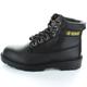 Amblers Steel FS112 Black 6 Eyelet Pad Top Safety Toe Cap Boot