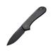 We Knife Co Ltd Elementum Folding Knife 2.96in Carbon Steel Titanium Handle Black Matte WE18062X3