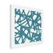 Trademark Fine Art Modern & Contemporary Casting The Net II On Canvas by Alonzo Saunders Painting Canvas, in Blue/White | Wayfair WAG35466-C1818GG