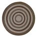 Brown Area Rug - August Grove® Brod Indoor/Outdoor Area Rug- Round Rug Polypropylene | Wayfair 5CDCF266C808461791F160A3FE9F1F60