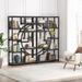 17 Stories Stoil 68.89" H x 37.4" W Steel Geometric Bookcase in Gray | 68.89 H x 37.4 W x 11.81 D in | Wayfair E76A85798EB44C5C8CC05B02FD4A922B