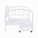 August Grove® Breyona Twin Iron Daybed Metal in White | 41.29 W x 78.01 D in | Wayfair C87F0A29E7E549C2ADCEC7E6A3477E18