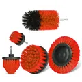 Brosse à récurer pour perceuse électrique brosse électrique kit de brosse souple pour voiture kit