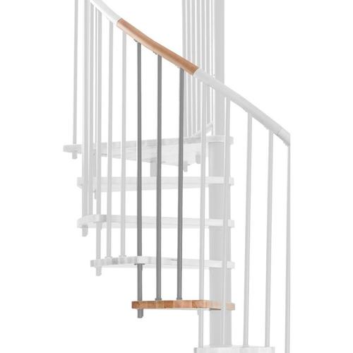 Minka Höhenerweiterung für Spiral Wood, 332 cm, 160 cm,Walnuss,Weiß