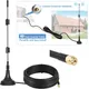 2 4 GHz WLAN-Antennen verlängerung kabel 10dbi 5xrange WLAN-Booster-Antenne 10ft Magnet fuß für