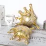 3 Stück Mini goldene Krone Aluminium Film ballon geeignet für Hochzeits zeremonien Geburtstags