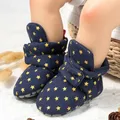 KIDSUN Baby Socks scarpe neonato cotone morbido antiscivolo stivaletti caldi Boy Girl Toddler Infant