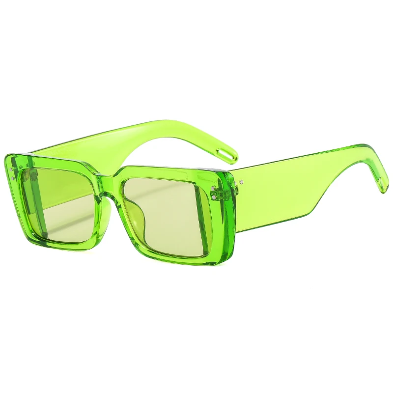 Fashion Square Sonnenbrille Für Frauen Männer Retro Großen Rahmen Luxus Designer Sonnenbrille Ins Trend Shades UV400 Damen Brillen Image