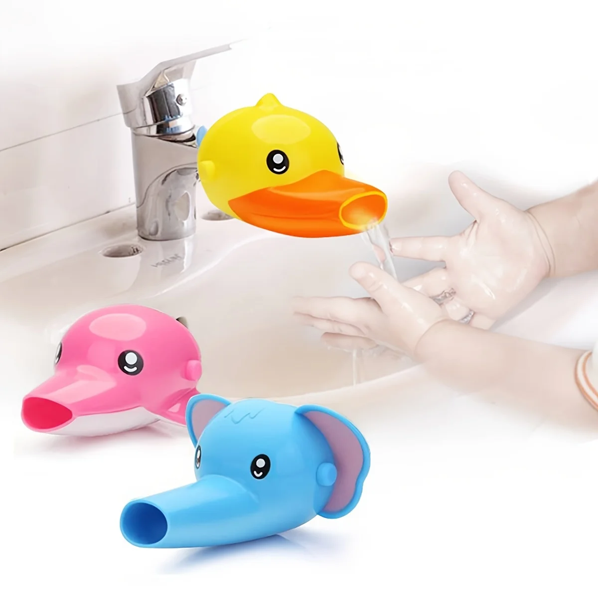 Wasserhahn Extender für Kleinkinder-Waschbecken Extender für Kinder Handwäsche, Waschbecken Auslauf Wasch helfer für Kinder Baby