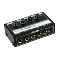 Mixer Audio Mixer linea a 4 canali Mixer Audio professionale amplificatore Audio per microfono strumenti musicali basso per chitarra