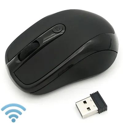 USB Wireless Mouse 2000dpi einstellbarer Empfänger optischer Computer 2,4 GHz ergonomische Mäuse für Laptop-PC-Maus