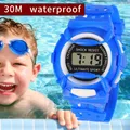 2023 Mode uhren für Kinder Mädchen Jungen analoge digitale LED elektronische wasserdichte Armbanduhr