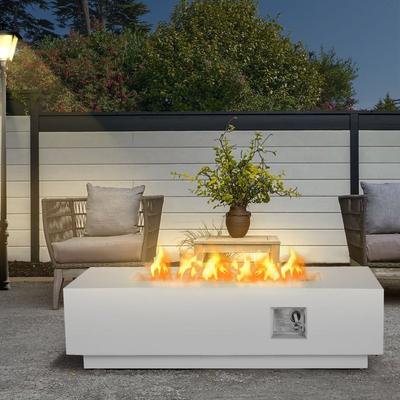 AVAWING 50,000 BTU 56" Rectangle Patio Propane Fire Pit Table