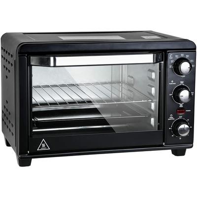 Countertop Toaster Oven with Timer and Multiple Settings