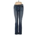 J Brand Jeggings - Mid/Reg Rise: Blue Bottoms - Women's Size 29